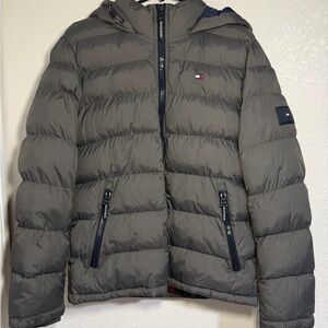 Tommy Hilfiger Charcoal Puffer Jacket